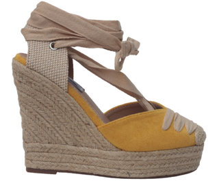 CUÑA ESPARTO IBIZA AMARILLO