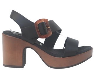 SANDALIA TACON BIMBA NEGRO