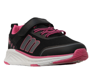 ZAPATILLA DEPORTIVA MUSTANG 48825V MESH NEGRO/LYCRA FUCSIA
