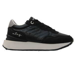 ZAPATILLA DEPORTIVA MUSTANG 60277 CLASSIC NEGRO/ESKAM PLATA