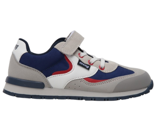 ZAPATILLA DEPORTIVA MUSTANG  48801V MANTY GRIS/RUGAS AZUL