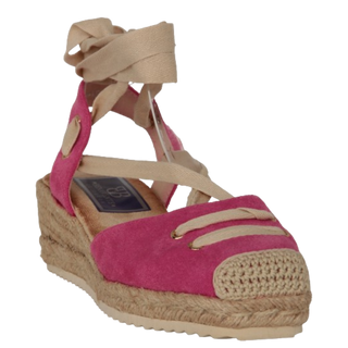 CUÑA ESPARTO CATALEYA FUCSIA