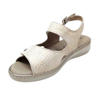 SANDALIA  PITILLOS CHAY  2 VELCROS ORO