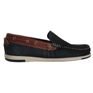 ZAPATO MOCASIN GUIDO PIEL MARINO