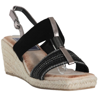 SANDALIA ESPARTO MARTI NEGRO