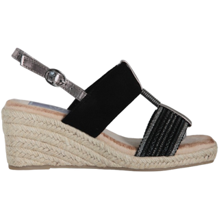 SANDALIA ESPARTO MARTI NEGRO