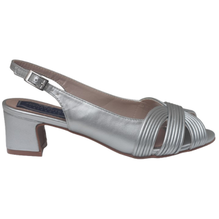 SANDALIA FIESTA MAITANE PLATA