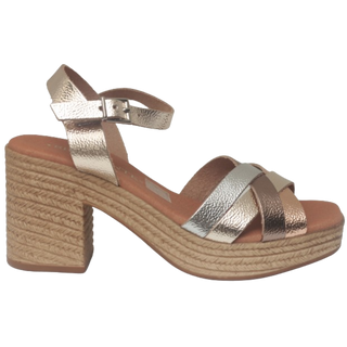 SANDALIA TACON VICA PLATINO COMBI