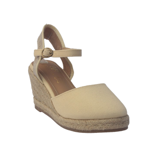 CUÑA DE ESPARTO ANDALUCIA BEIGE TEXTIL