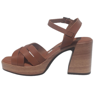 SANDALIA VICTORIA TACON ROBLE