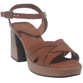 SANDALIA VICTORIA TACON ROBLE