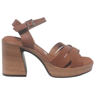 SANDALIA VICTORIA TACON ROBLE