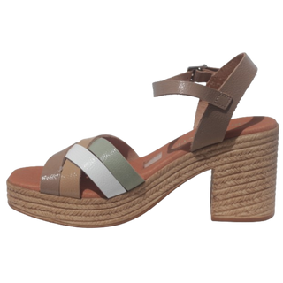 SANDALIA TACON VICA TAUPE COMBI
