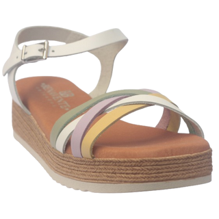 SANDALIA PLATAFORMA ALLA BLANCA COMBI