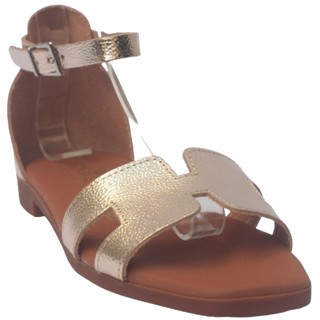 SANDALIA PLANA BRENDA DUNA CHAMPANG