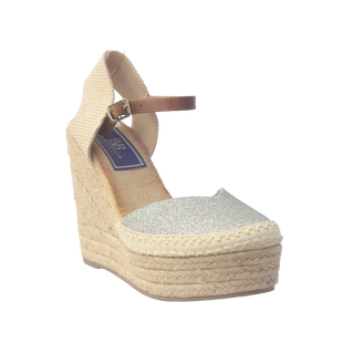 CUÑA ESPARTO MALDIVAS MEMORY FOAM PLATA