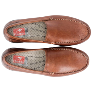 MOCASIN FLUCHOS TORNADO CUERO TABACO