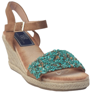 SANDALIA ESPARTO CORAL CAMEL