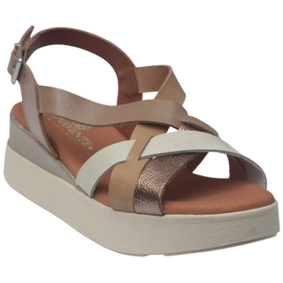 SANDALIA LEIA DUNA TAUPE PLATAFORMA