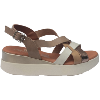 SANDALIA LEIA DUNA TAUPE PLATAFORMA