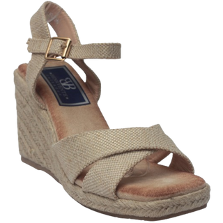 SANDALIA ESPARTO YASMINE APRICOT