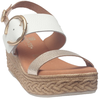 SANDALIA CUÑA NAZA CHAMPANG COMBI