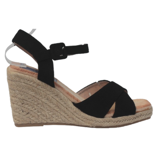 SANDALIA ESPARTO YASMINE NEGRO