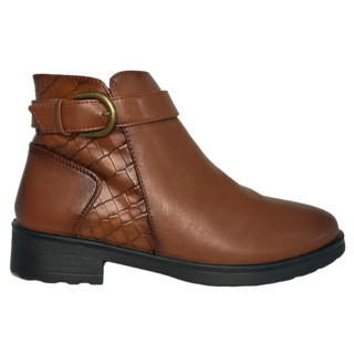 BOTIN TACON MEDIO AMOR CUERO