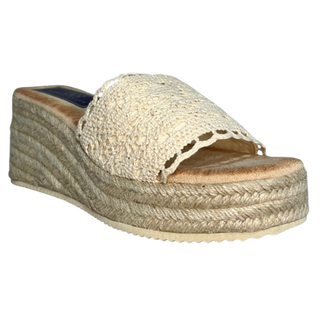 SANDALIA CUÑA SALUD APRICOT