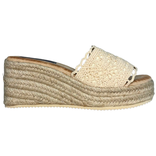 SANDALIA CUÑA SALUD APRICOT