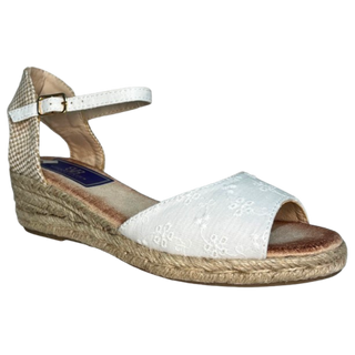 CUÑA DE ESPARTO LENA BLANCA PLANTILLA MEMORY FOAM