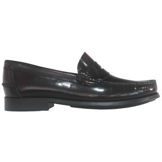 ZAPATO MOCASÍN MARCA BENAVENTE ANTIFAZ PISO GOMA BURDEOS - BENAVENTE