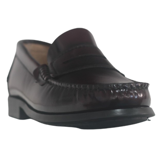 ZAPATO MOCASÍN MARCA BENAVENTE ANTIFAZ PISO GOMA BURDEOS - BENAVENTE