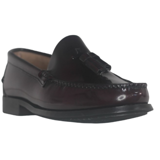 ZAPATO MOCASÍN MARCA BENAVENTE BORLAS BURDEOS - BENAVENTE