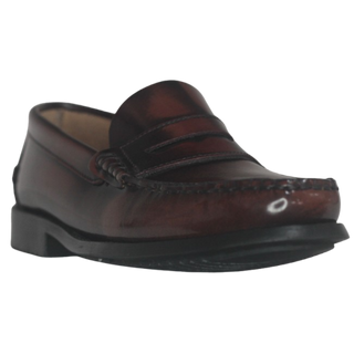 ZAPATO MOCASÍN MARCA BENAVENTE ANTIFAZ PISO GOMA CUERO