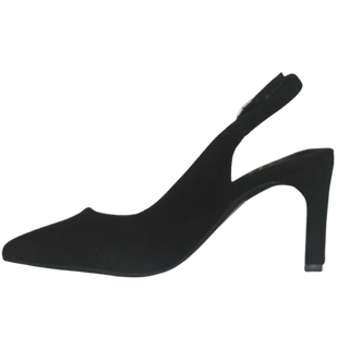 ZAPATO DE SALON ESENCIA NEGRO MICROFIBRA