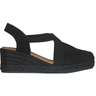 CUÑA DE ESPARTO ENERO NEGRO/NEGRO 4 CUERDAS