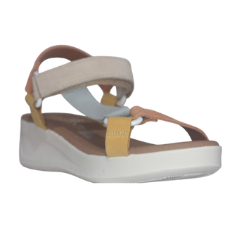 SANDALIA PLATAFORMA SERRAJE CORAL