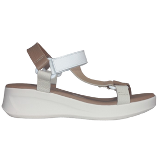 SANDALIA PLATAFORMA MILIA  TAUPE COMBI