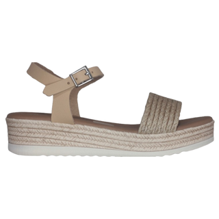 SANDALIA PLATAFORMA MACARENA CAMEL COMBI