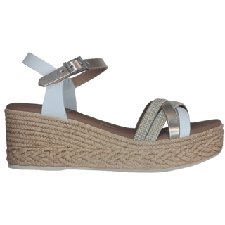 SANDALIA PLATAFORMA ULA BLANCO COMBI