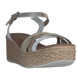 SANDALIA PLATAFORMA ULA BLANCO COMBI