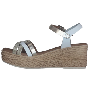 SANDALIA PLATAFORMA ULA BLANCO COMBI