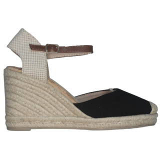 CUÑA ESPARTO MAYO PLANTILLA MEMORY FOAM NEGRO