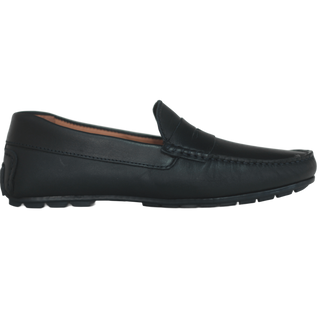 MOCASIL PIEL CERVINO PELE AZUL