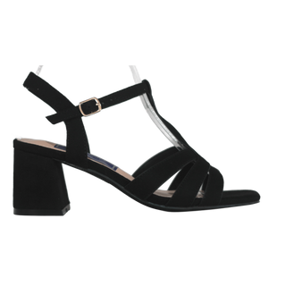 SANDALIA FIESTA DESTELLO NEGRO