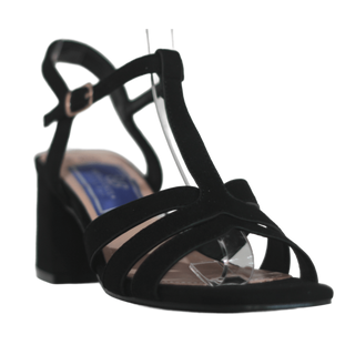 SANDALIA FIESTA DESTELLO NEGRO