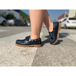 NAUTICO COLEGIAL TIMBER VELCRO MARINO