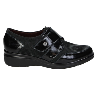 ZAPATO COMODO BLUCHER LYCRA  NEGRO