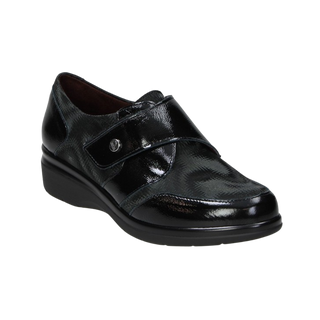 ZAPATO COMODO BLUCHER LYCRA  NEGRO